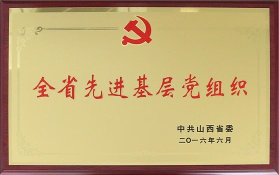 2016年7月18日集團榮獲“全省先進基層黨組織”榮譽稱號
